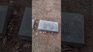 'James' 1818 to 1881 gravestone in cemetery