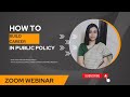 Public Policy Career Building: Insider Tricks and Tips Revealed| Career building in Public Policy