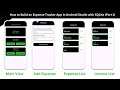How to Build an Expense Tracker App in Android Studio with SQLite ( Part1 )"