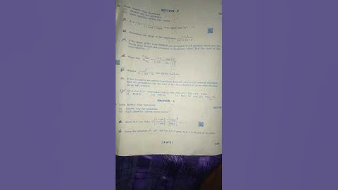 Ap Inter second Year Maths 2A question paper 2025