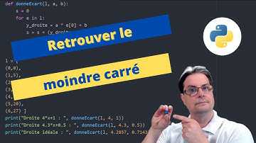 Algorithme et mathématiques : Ajustement affine, moindres carrés, interpolation et extrapolation