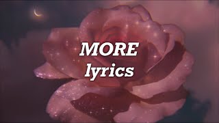 Halsey - More (Lyrics)