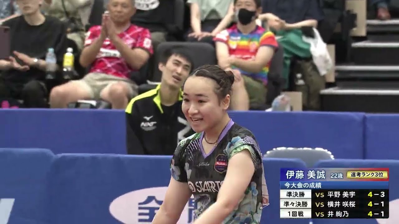 プレイバック】女子決勝 早田ひな vs 伊藤美誠｜第5回パリ五輪日本代表