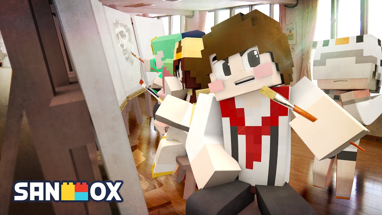 쵸쵸우 선생님의 그림 심리테스트!! [여자그림 심리테스트: 마인크래프트 페인터 모드] Minecraft - Minepainter Mod - [도티]