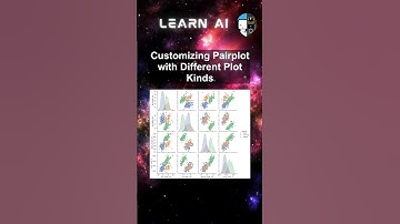 Customizing Pairplot with Different Plot Kinds #ai #artificialintelligence #machinelearning #aiagent