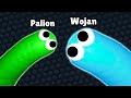 WOJAN vs PALION w SLITHER.IO! *pokłóciliśmy się*