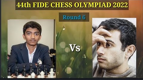 44th FIDE CHESS OLYMPIAD 2022 Round 6 (Gukesh D vs Sargissian Gabriel)