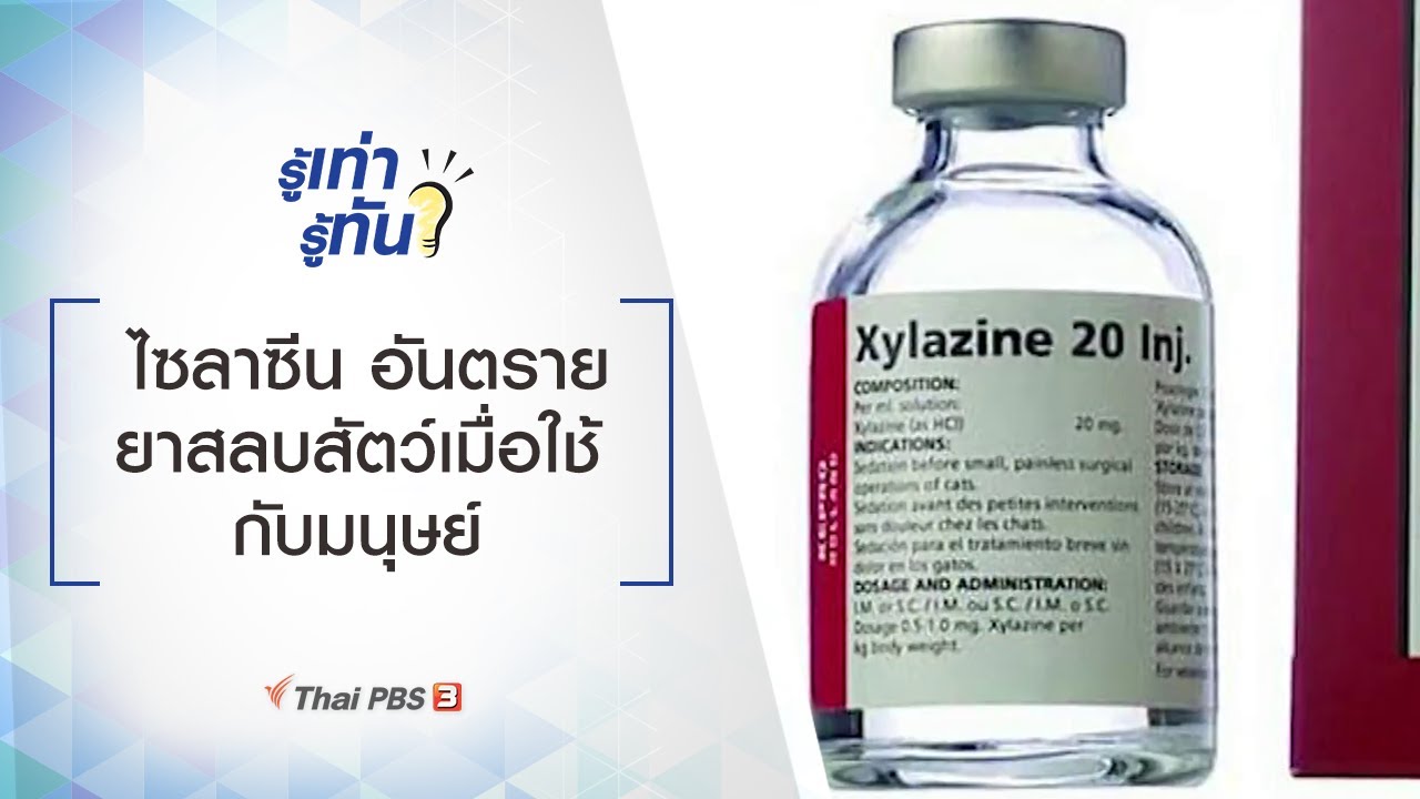 ไซลาซีน อันตรายยาสลบสัตว์เมื่อใช้กับมนุษย์ : รู้เท่ารู้ทัน (29 มิ.ย. 63 ... ไซลาซีน อันตรายยาสลบสัตว์เมื่อใช้กับมนุษย์ : รู้เท่ารู้ทัน (29 มิ.ย. 63 ...