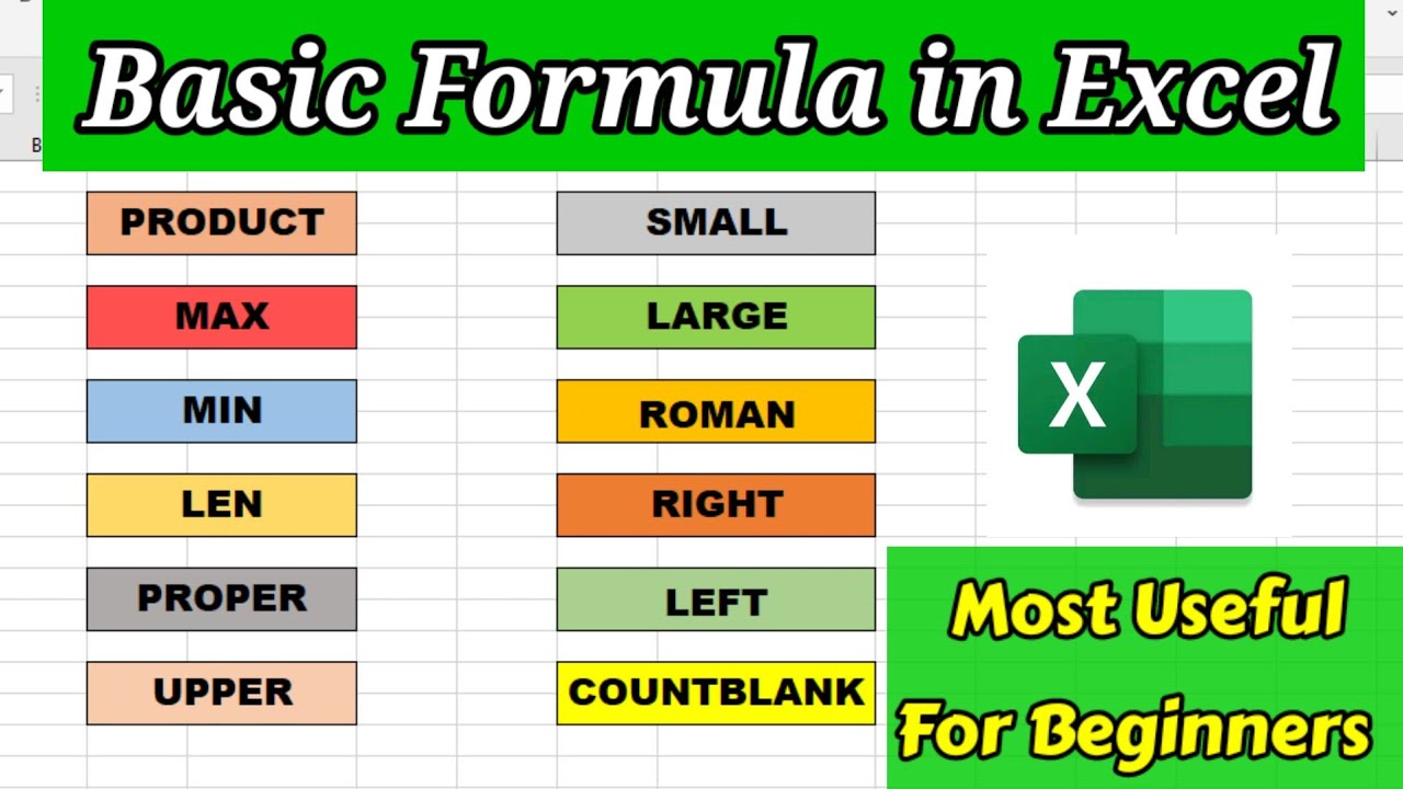 How to use excel formula and functions in Excel | Excel Formula Expert ...