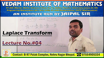 Laplace Transform of Unit Step Function in hindi