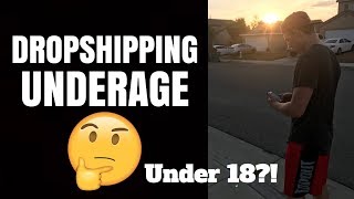 How To Do Shopify Dropshipping Under 18 (as a minor)