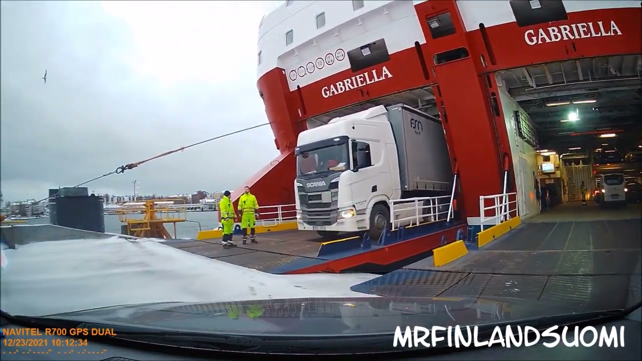 By Car To Helsinki From Åland 22 12 2021 Viking Line Gabriella