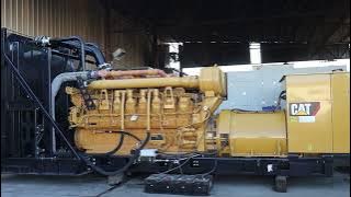 2 MW Open Skid Sounds Amazing During Load Bank Test (91773) #Caterpillar #TurboSound #dieselpower