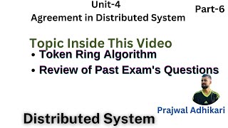 Token Ring Algorithm | Past Exam Questions from Agreement in Distributed System