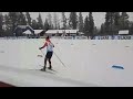 20 novembre 2017   manikala rai of 5 km crosscountry ski competition in sweden gallivare