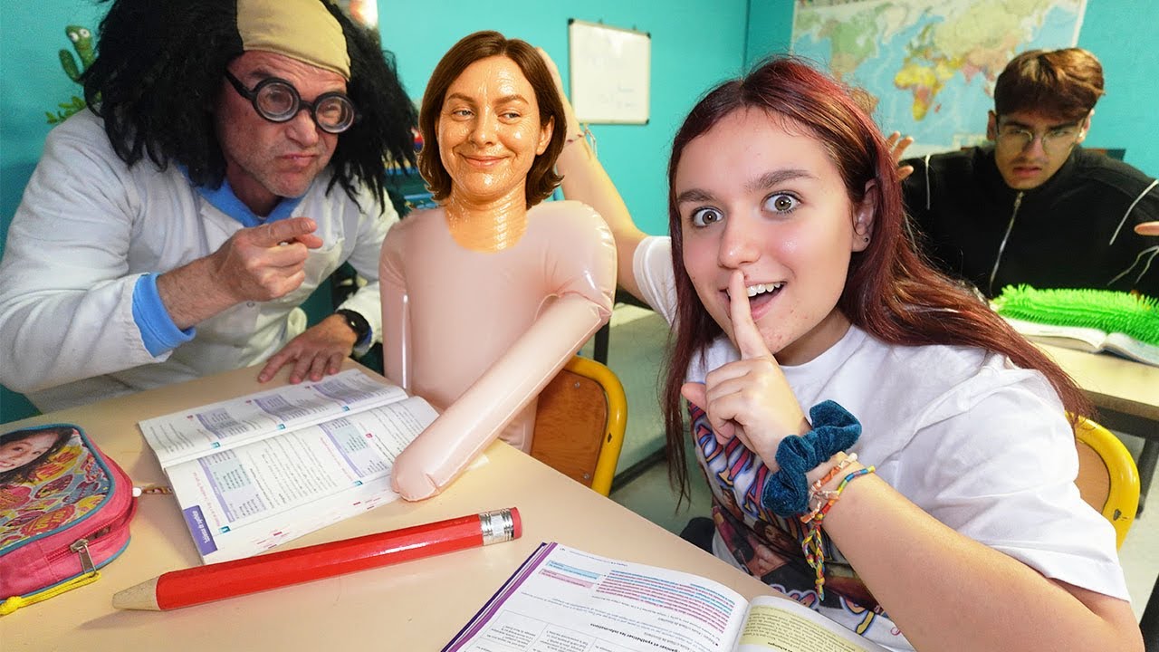 MON AMIE IMAGINAIRE M'AIDE A TRICHER A L'ÉCOLE ! - PINK LILY