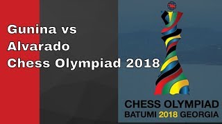 Valentina Gunina vs Leticia G Alvarado: 43rd Chess Olympiad