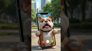 📱 Fake Call from a Talking Dog 🐕❤️ | Too Cute to Decline! 😂 | #dogcall #funnyshorts #ai #cutepet screenshot 4