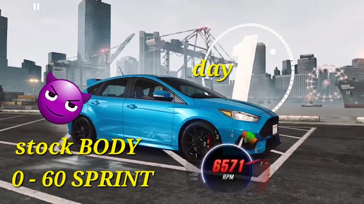 CSR2 TOURNAMENT FORD FOCUS RS - 2.87x run stock BODY. DAY1 SPRINT