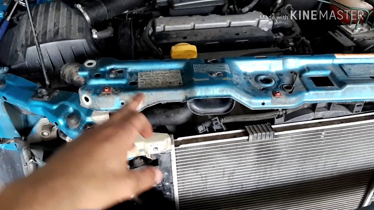 Замена осушителя кондиционера Opel Corsa C Vita 2003 года - YouTube