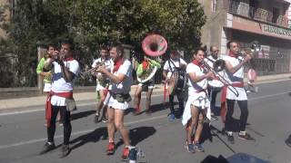 CHARANGA ARTISTAS DEL GREMIO DE RONDA POR LAS CALLES DE FITERO (NAVARRA) 18- 09- 2015