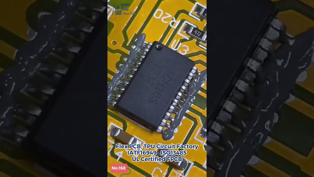 Manually attach the components to the flex PCB. #pcb #soldering #flexpcb #components