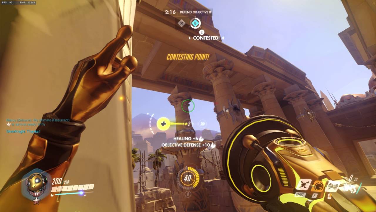[Overwatch] How I contest the 2nd Control Point on Anubis - YouTube