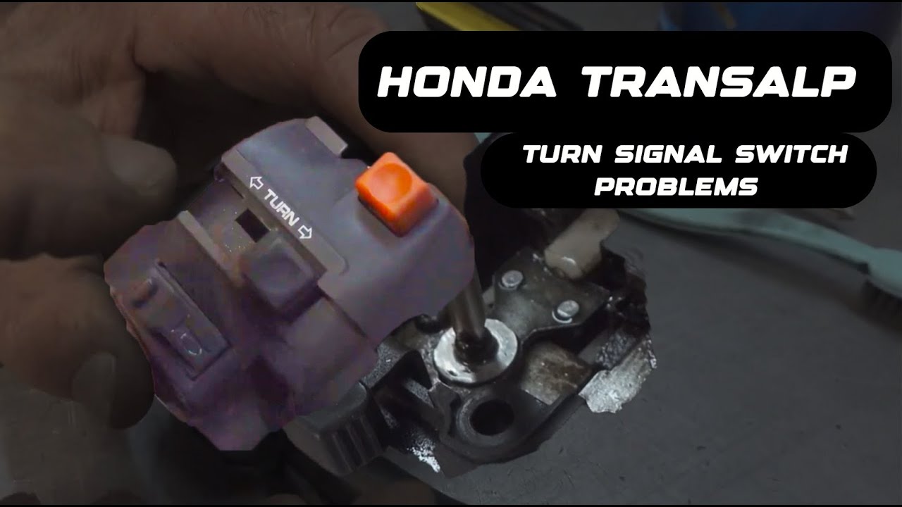 HONDA TRANSALP /  TURN SIGNAL PROBLEMS / BRAKES SWITCH PROBLEM   PT 2