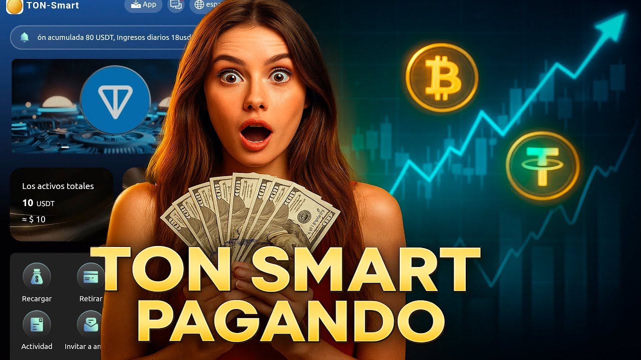 🔥 NUEVA PLATAFORMA PAGANDO AL INSTANTE: TON SMART 2025 | RETIRO EN VIVO