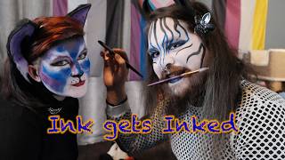 Inky Goth Cat Tutorial