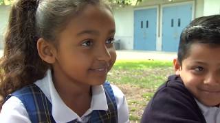 8 year old boy saves classmate after she started to choke during Valentine's Day party