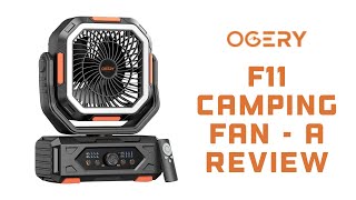 F11 Camping Fan Unboxing & Review: 20000mAh Rechargeable Powerhouse for Camping, Travel & More!