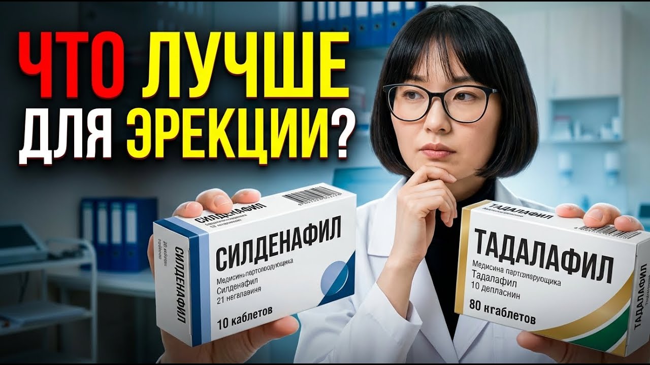 Силденафил или Тадалафил – ЧТО ЛУЧШЕ? УРОЛОГ ОТВЕЧАЕТ