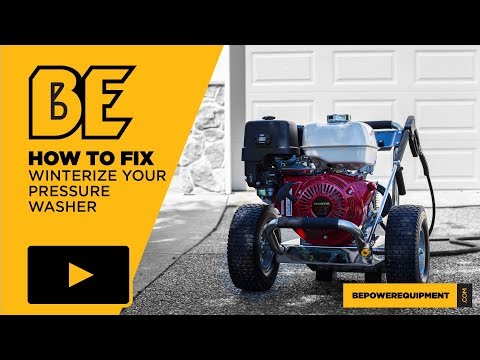 How to Winterize Your Pressure Washer