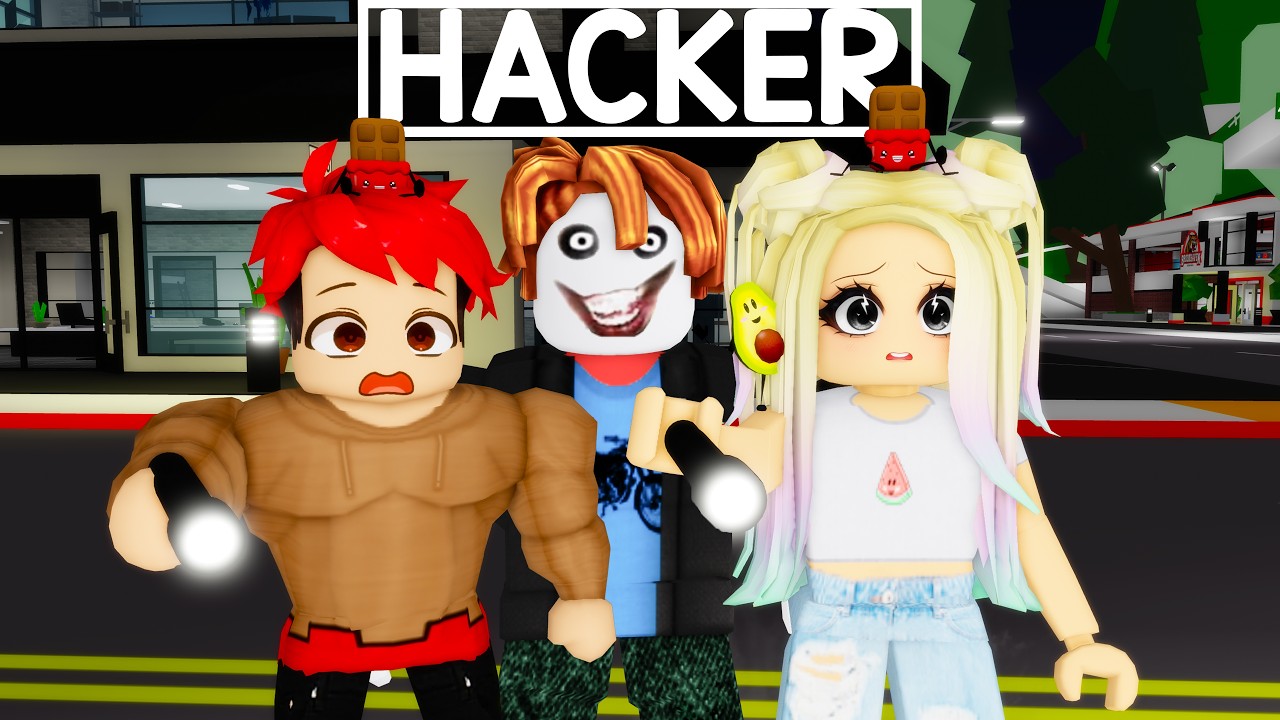 SOBREVIVIMOS al ATAQUE DEL HACKER en BROOKHAVEN con LYNA en Roblox