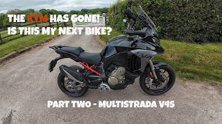 KTM Sold | Testing the R1300GS and Multistrada V4S | Part Two - The V4S