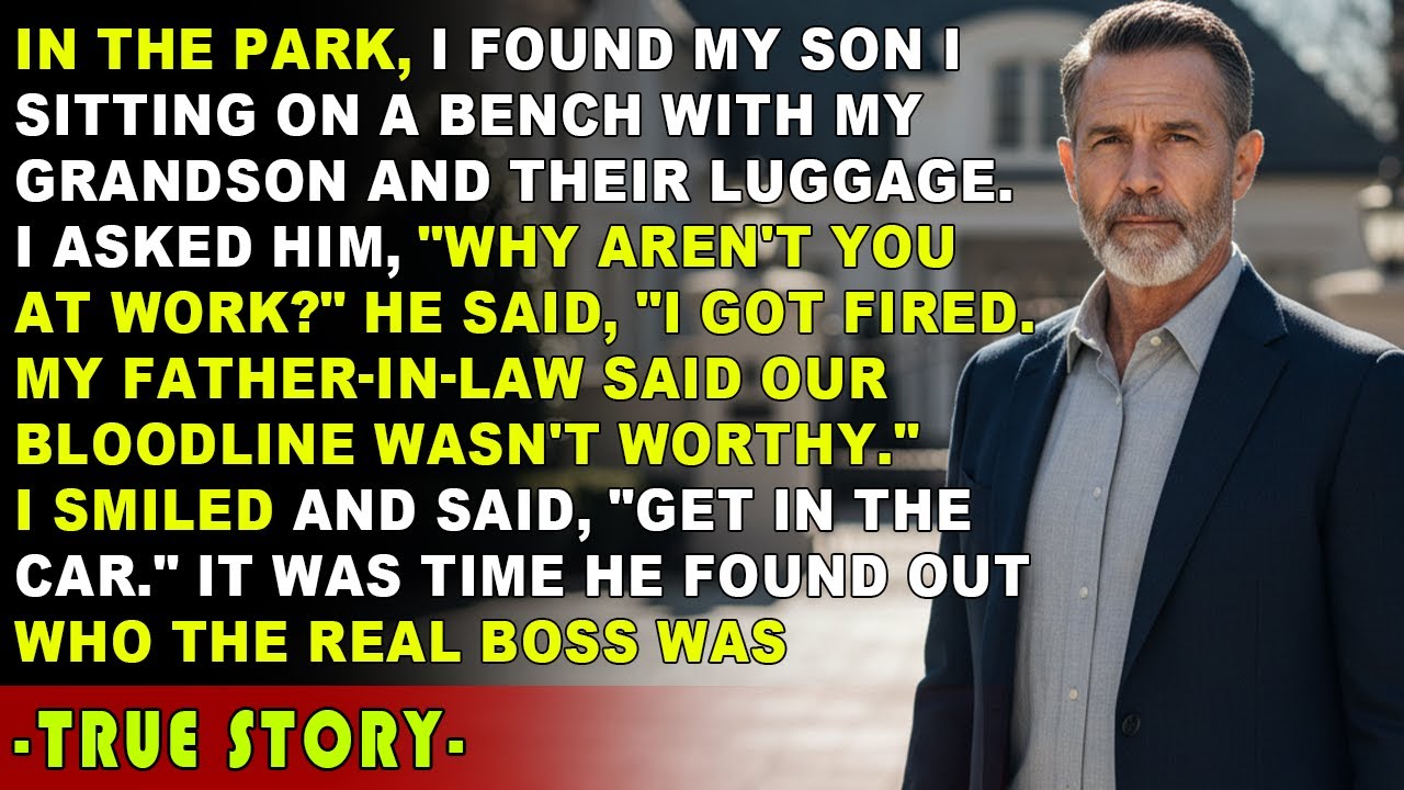 My Son Said- My Father-in-Law Kicked Me Out, Saying My Bloodline Wasn’t Worthy — What I Did Next