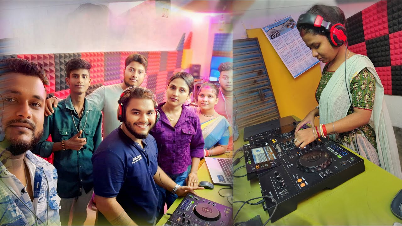 Riya Practicing Live DJing | Music Extract DJ Academy | DJ Training ...