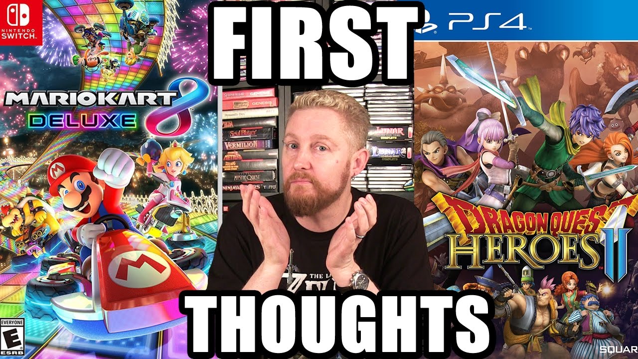 Thumbnail for DRAGON QUEST HEROES 2, MARIO KART 8 DELUXE (First Thoughts) - Happy Console Gamer