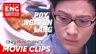 Nung hindi pinagbigyan ni Popoy si Basha sa balat ng manok! | 'One More Chance' | Movie Clips