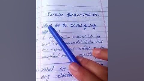Unit #10 DRUG ADDICTION.  Exercise Question /answer