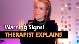 What are YOUR Personality Warning Signs - Real Therapist Explains!