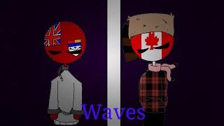 Waves MeMe// countryhumans//ft. Canada