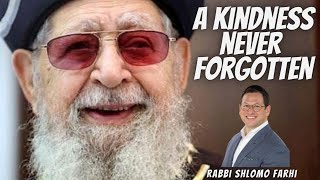 Rabbi Ovadia Yosef Never Forgot The Kindness That My Family Showed Him - Rabbi Shlomo Farhi STORY