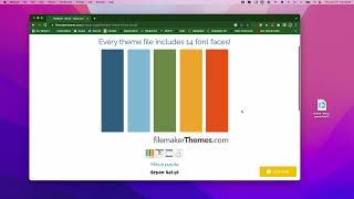 Claris Filemaker - Creating a Retail Point of Sale/CRM - 1. New File - Get a Theme