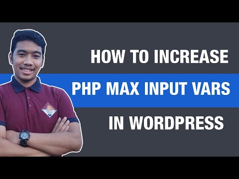 How to increase php max input vars in wordpress using .htaccess | 2023