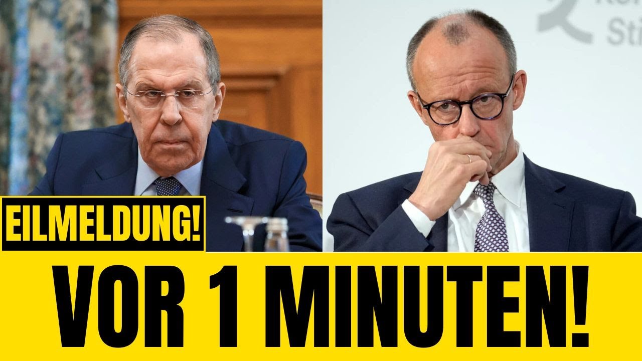 SCHOCK: Merz fleht Sergej Lawrow um Gnade an – PEINLICHER Auftritt