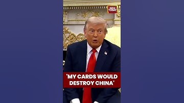 Trump Says He Won’t ‘Destroy China’ Despite Holding the Cards | US-China Relations | India Today