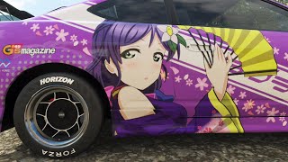 Forza Horizon 4 anime girls livery/liveries 😎 designs paint wraps ecchi itasha cars montage エッチ 痛車