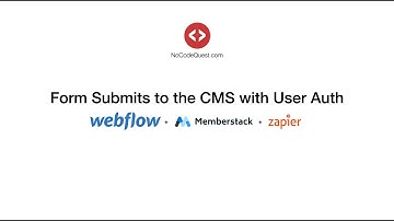 How to submit a Webflow form to the CMS with a login system